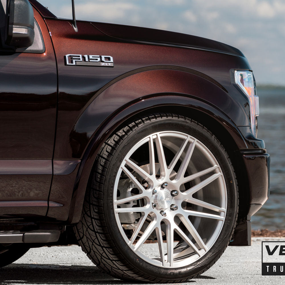 24" Velgen VFT9 Silver 24x10 Forged Concave Wheels Rims Fits Chevrolet Suburban