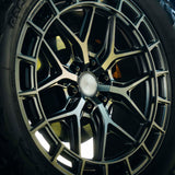 17" Vossen HFX1 Matte Gunmetal 17x9 Concave Wheels Rims Fits Ford F150 2015-2020