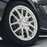 22" AL13 FR66 Silver 22x10 Concave Wheels Rims Fits Ford F150 2021 and Up
