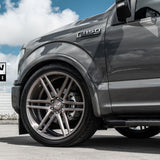 24" Velgen VFT6 Grey 24x10 Forged Concave Wheels Rims Fits Lincoln Navigator