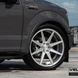 24" Velgen VFT8 Black 24x10 Forged Concave Wheels Rims Fits Lincoln Mark LT