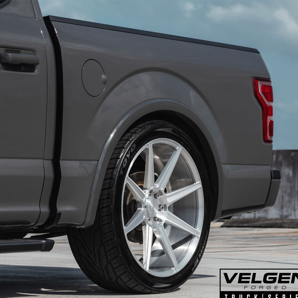 20" Velgen VFT8 Black 20x10 Forged Concave Wheels Rims Fits Lincoln Mark LT