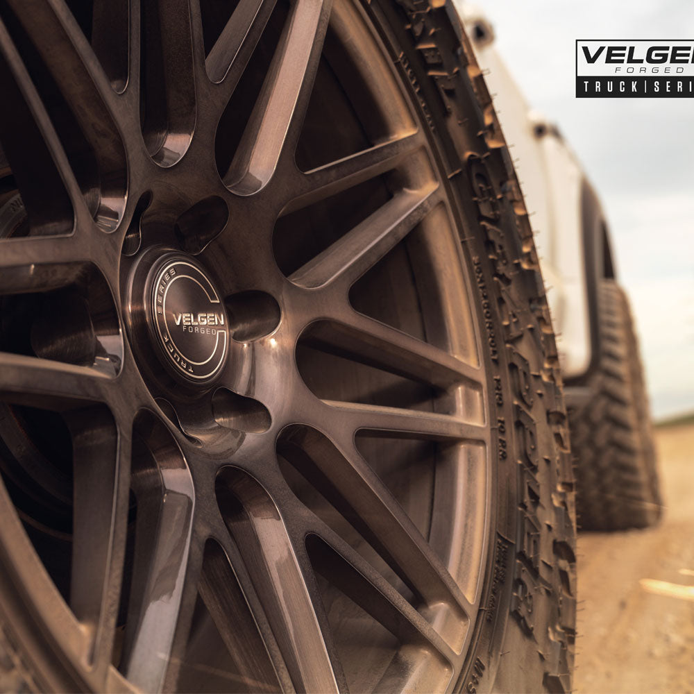 24" Velgen VFT9 Silver 24x10 Forged Concave Wheels Rims Fits Chevrolet Suburban