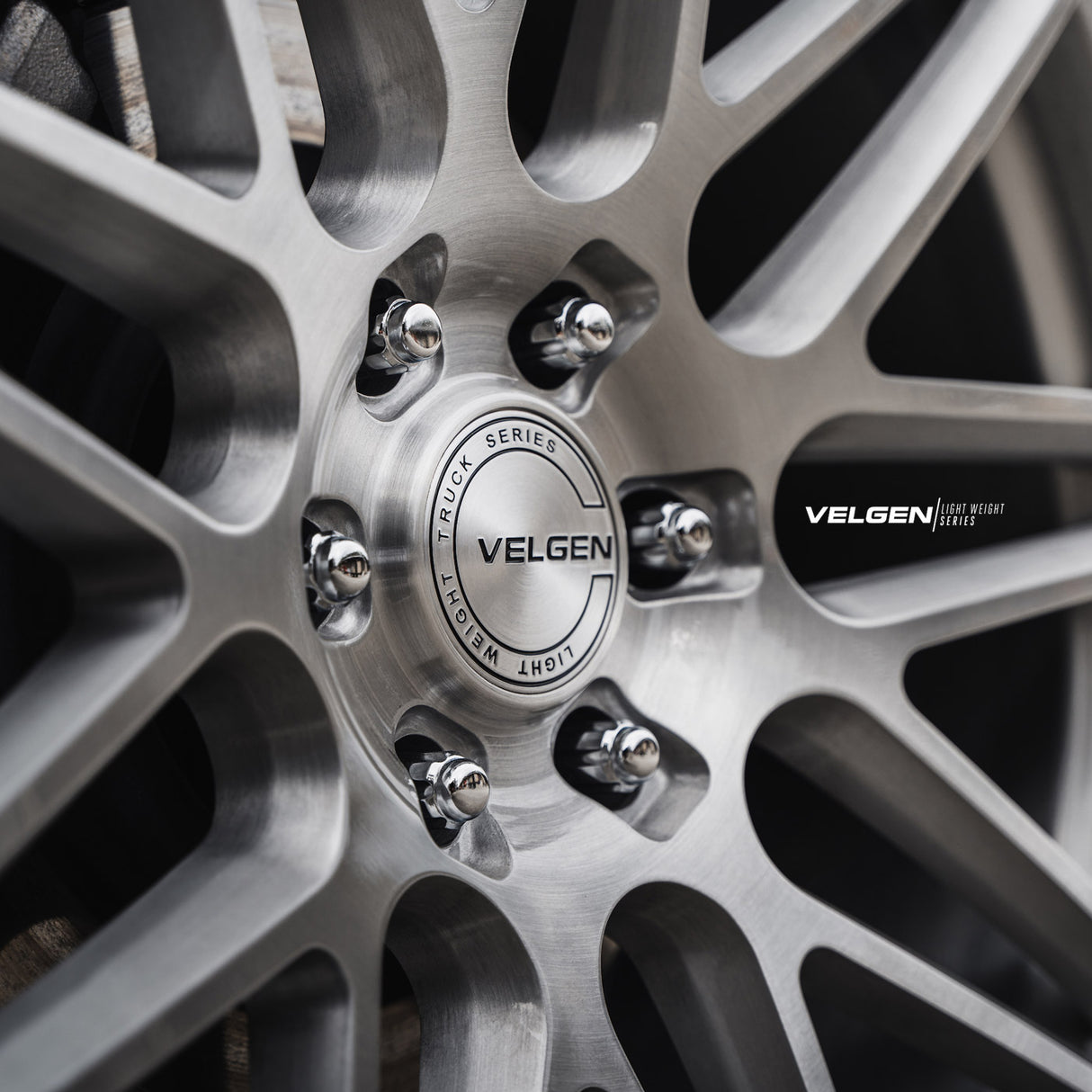 24" Velgen VFF9 Brushed 24x10 Concave Wheels Fits Cadillac Escalade V