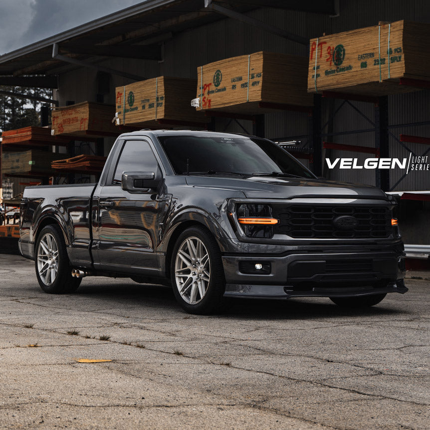 24" Velgen VFF9 Brushed 24x10 Concave Wheels Fits Cadillac Escalade V