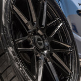 24" Velgen VFF9 Black 24x10 Concave Wheels Fits Chevrolet Suburban