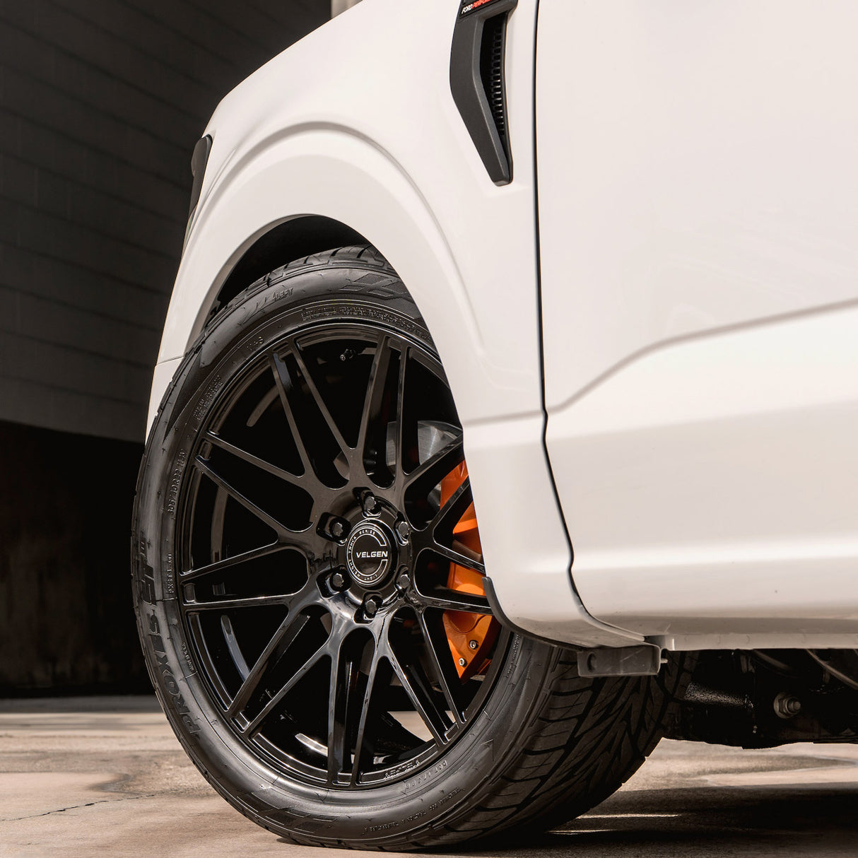 24" Velgen VFF9 24x10 Gloss Black Concave Wheels Rims Fits Tesla Cybertruck