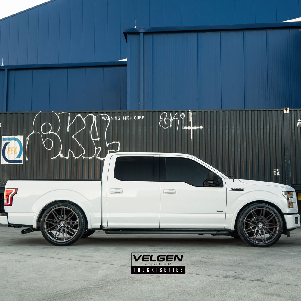24" Velgen VFT9 Silver 24x10 Forged Concave Wheels Rims Fits Chevrolet Suburban