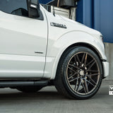 24" Velgen VFT9 Silver 24x10 Forged Concave Wheels Rims Fits Chevrolet Suburban