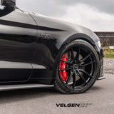 19" Velgen VF5 Gloss Black 19x10 19x11 Concave Wheels Rims Fits Ford Mustang GT