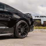 19" Velgen VF5 Gloss Black 19x10 19x11 Concave Wheels Rims Fits Ford Mustang GT