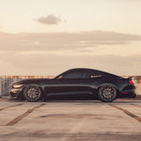 20" Vossen HF2 Black 20X8.5 20X10 1186 Concave Wheels Rims Fits Ford Mustang GT
