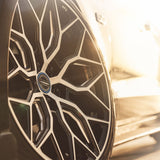 20" Vossen HF2 Black 20X8.5 20X10 1186 Concave Wheels Rims Fits Ford Mustang GT