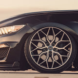 20" Vossen HF2 Black 20X8.5 20X10 1186 Concave Wheels Rims Fits Ford Mustang GT