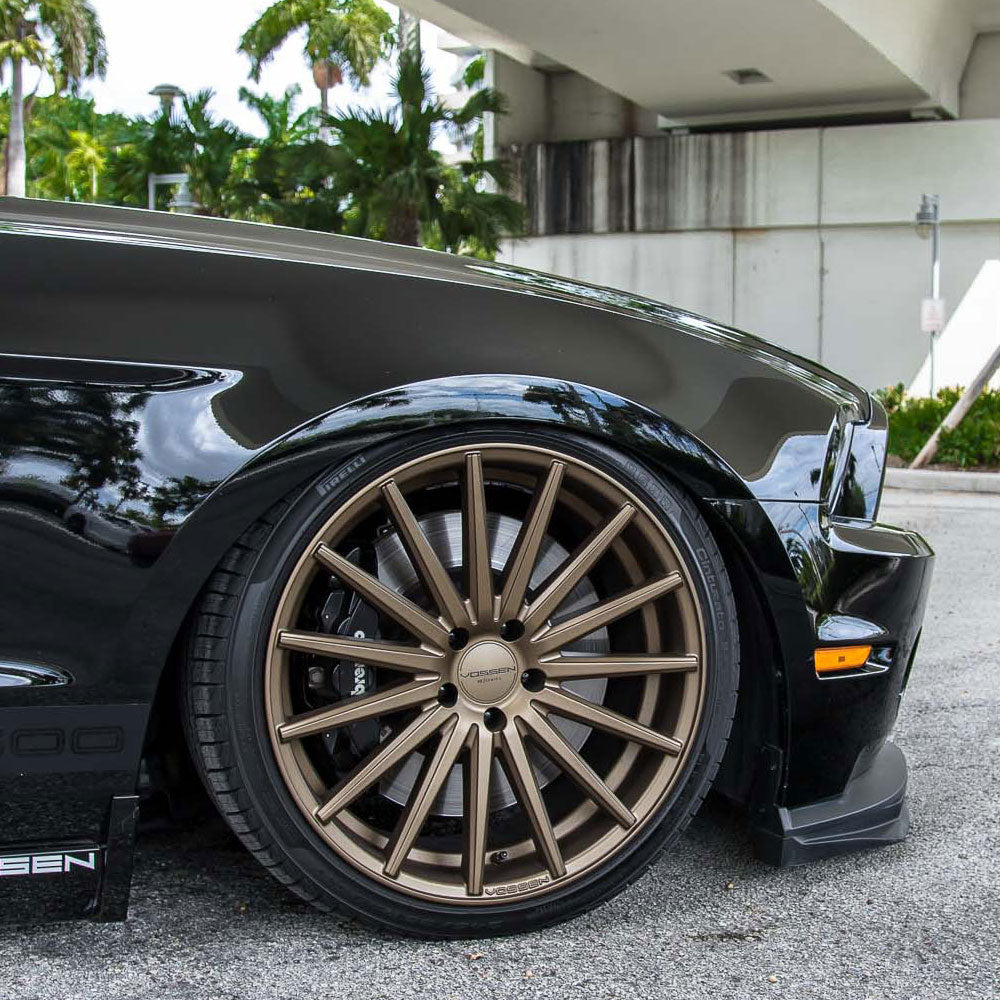 19" Vossen VFS-2 Bronze 19x8.5 19x11 Forged Wheels Rims Fits Ford Mustang