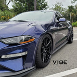19" Velgen VF5 Gloss Black 19x10 19x11 Concave Wheels Rims Fits Ford Mustang GT