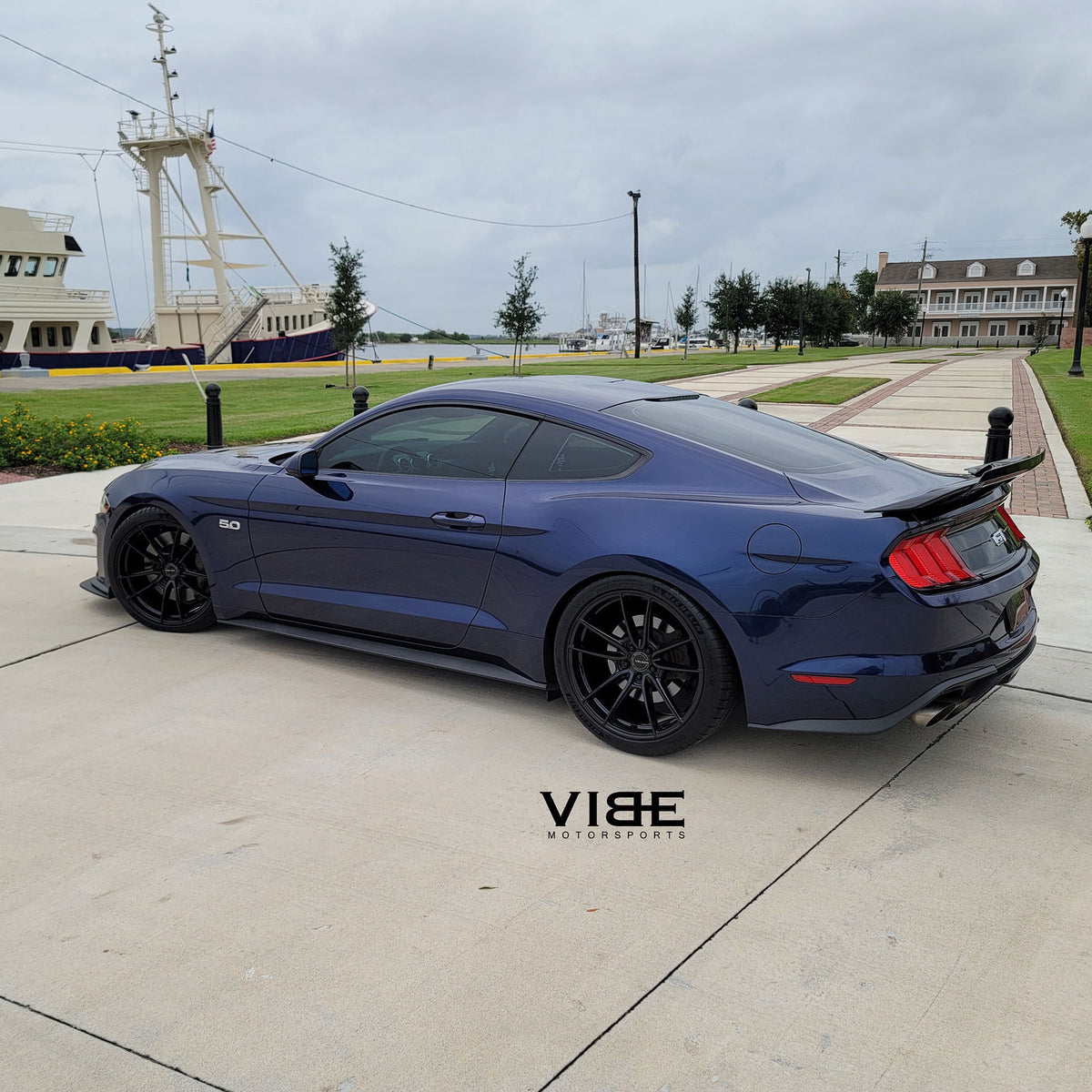 19" Velgen VF5 Gloss Black 19x10 19x11 Concave Wheels Rims Fits Ford Mustang GT
