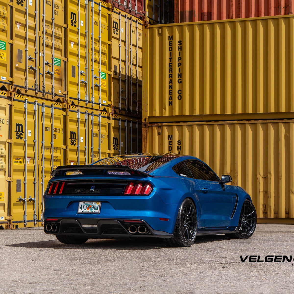 19" Velgen VF5 Gloss Black 19x10 19x11 Concave Wheels Rims Fits Ford Mustang GT