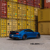 19" Velgen VF5 Gloss Black 19x10 19x11 Concave Wheels Rims Fits Ford Mustang GT