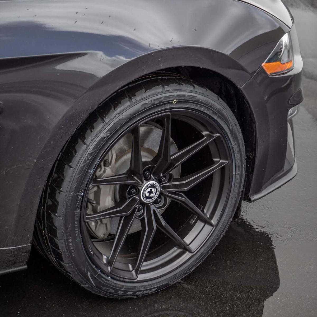 20" HRE FF21 Black Forged Concave Wheels Rims Fits 2015-2022 Ford Mustang