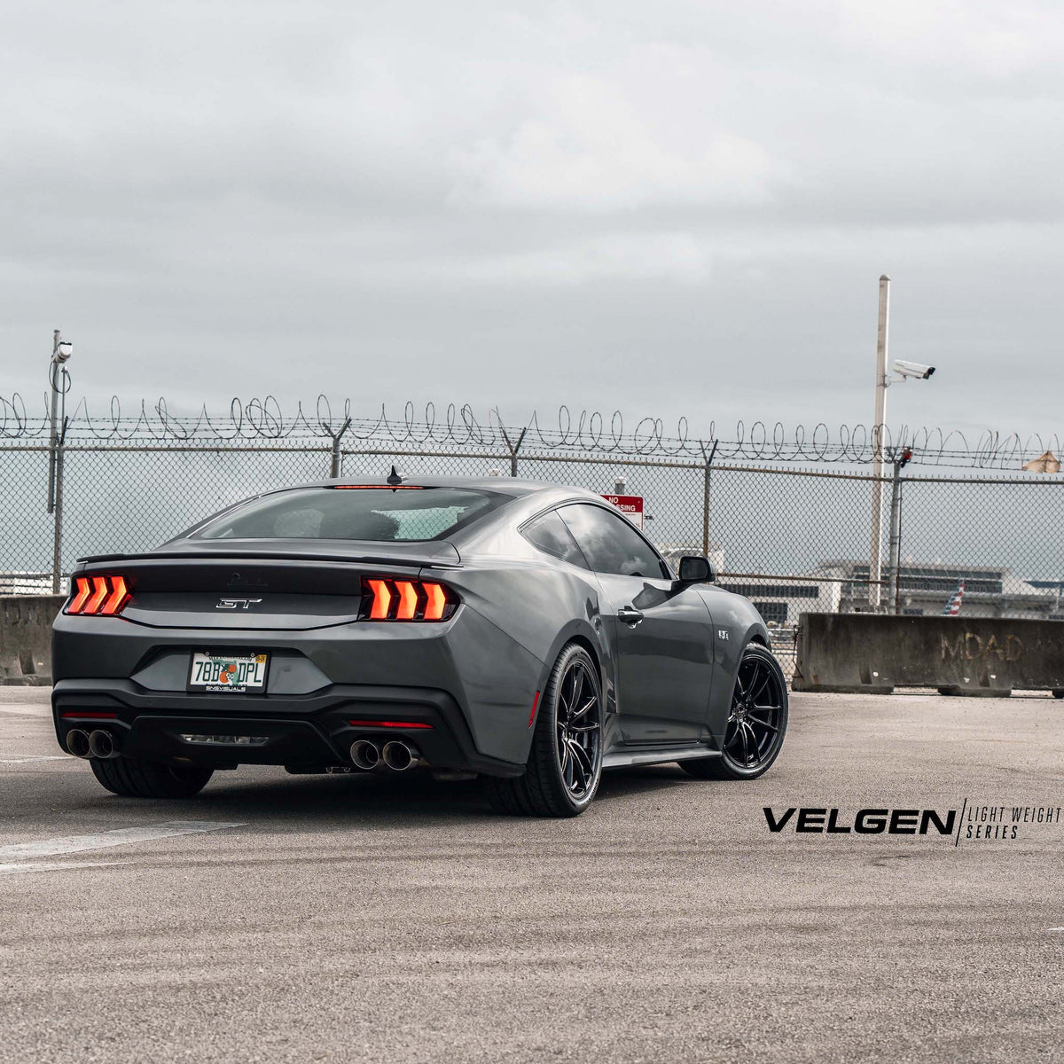 19" Velgen VF5 Gloss Black 19x10 19x11 Concave Wheels Rims Fits Ford Mustang GT
