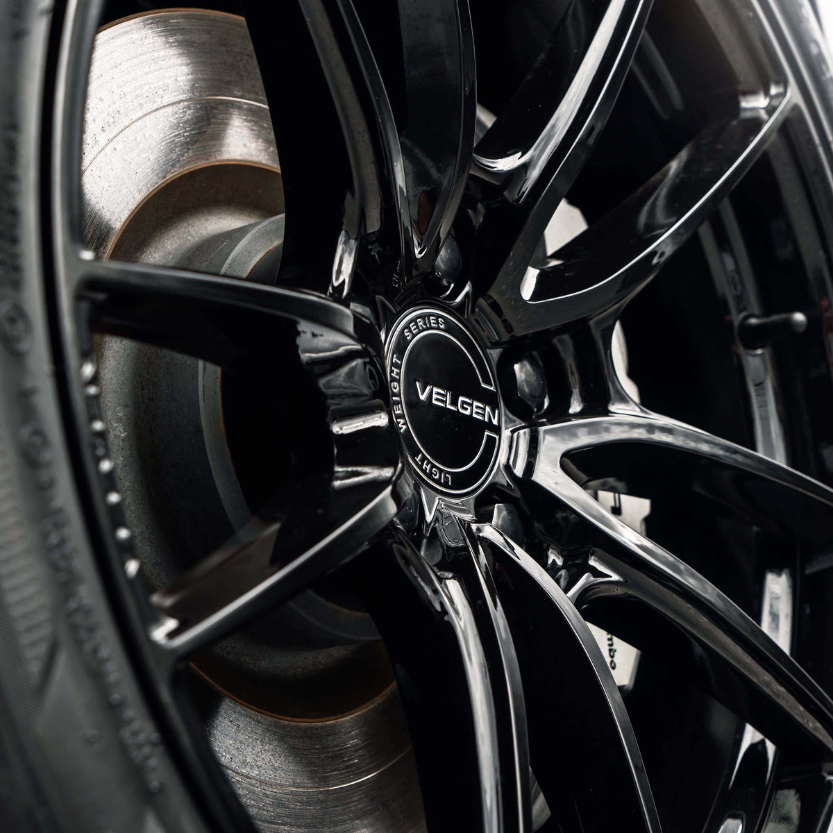 19" Velgen VF5 Gloss Black 19x10 19x11 Concave Wheels Rims Fits Ford Mustang GT