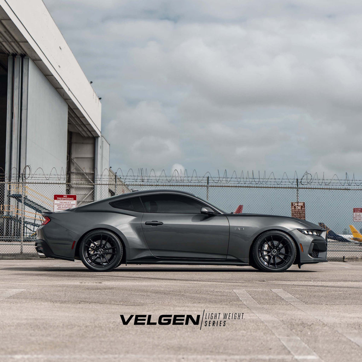 19" Velgen VF5 Gloss Black 19x10 19x11 Concave Wheels Rims Fits Ford Mustang GT