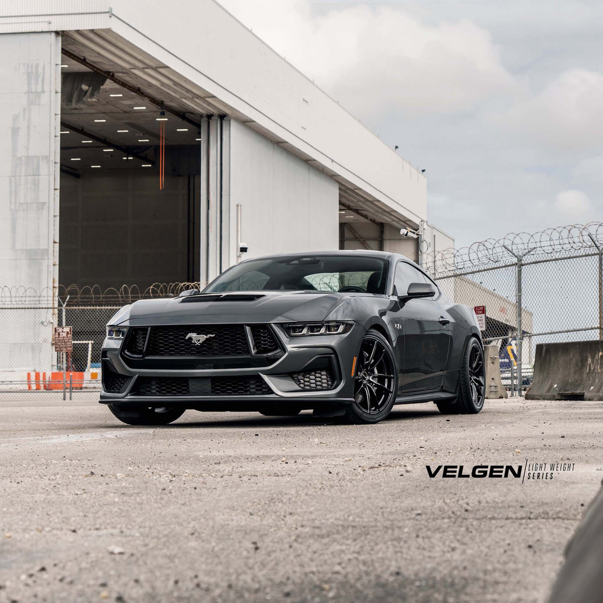 19" Velgen VF5 Gloss Black 19x10 19x11 Concave Wheels Rims Fits Ford Mustang GT