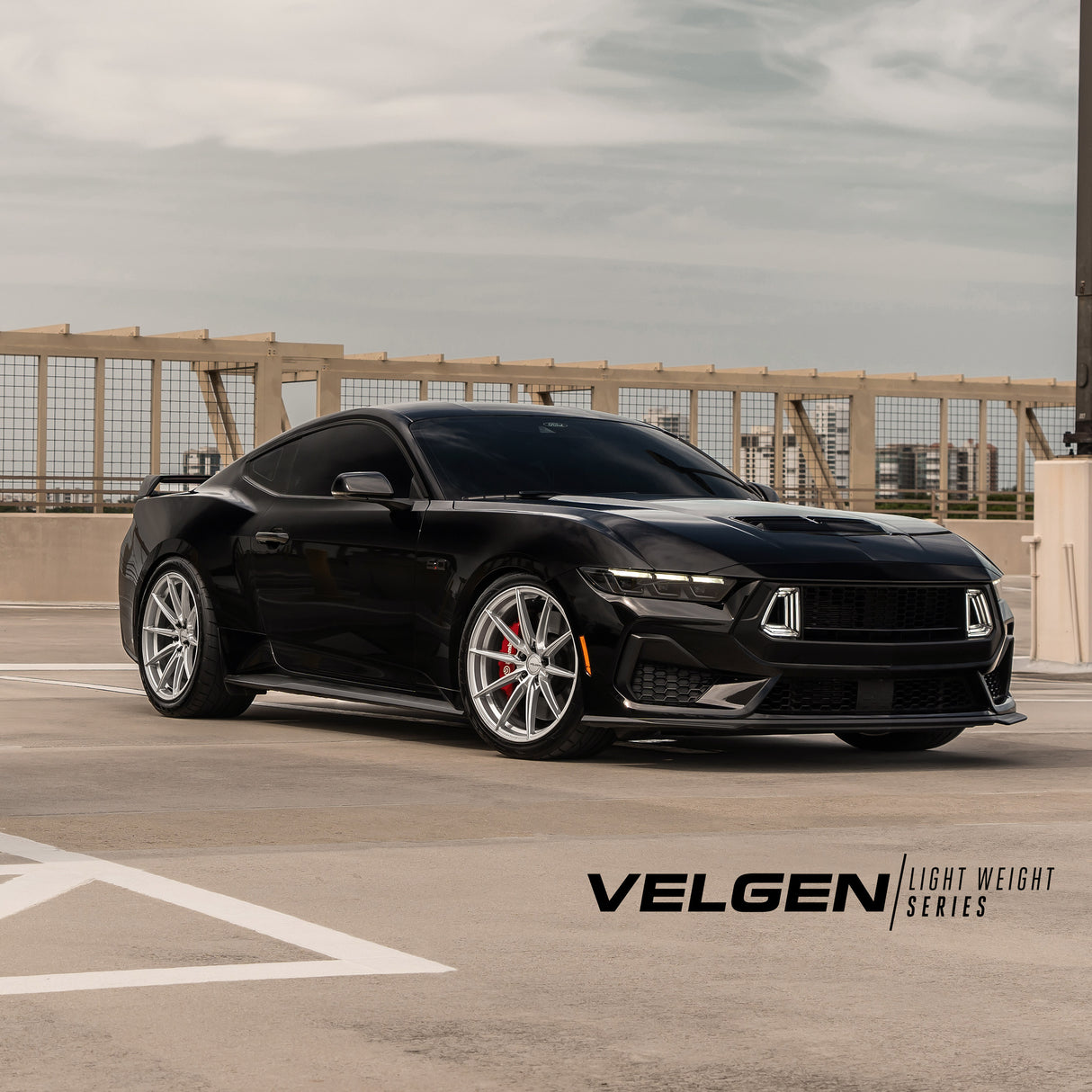 20" Velgen VF10 Gloss Silver Concave Wheels Rims Fits Ford Mustang GT