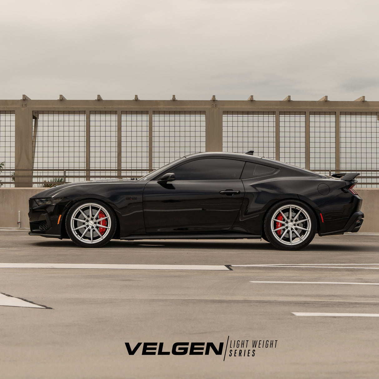 20" Velgen VF10 Gloss Silver Concave Wheels Rims Fits Ford Mustang