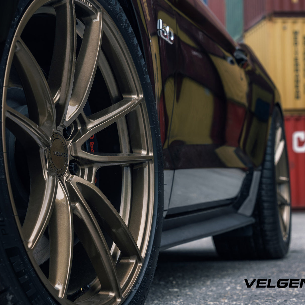 19" Velgen VF5 Bronze Concave Wheels Rims Fits Ford Mustang S197