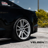 19" Velgen VF5 Gloss Silver 19x10 19x11 Concave Wheels Rims Fits Ford Mustang