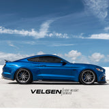 20" Velgen VF5 Grey Forged Concave Wheels Rims Michelin Tires Fits Ford Mustang