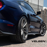 20" Velgen VF5 Grey Forged Concave Wheels Rims Michelin Tires Fits Ford Mustang