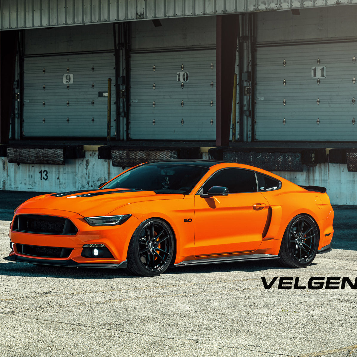 19" Velgen VF5 Satin Black Concave Wheels Rims Fits Ford Mustang S197