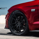 19" Velgen VF5 Gloss Black 19x10 19x11 Concave Wheels Rims Fits Ford Mustang GT