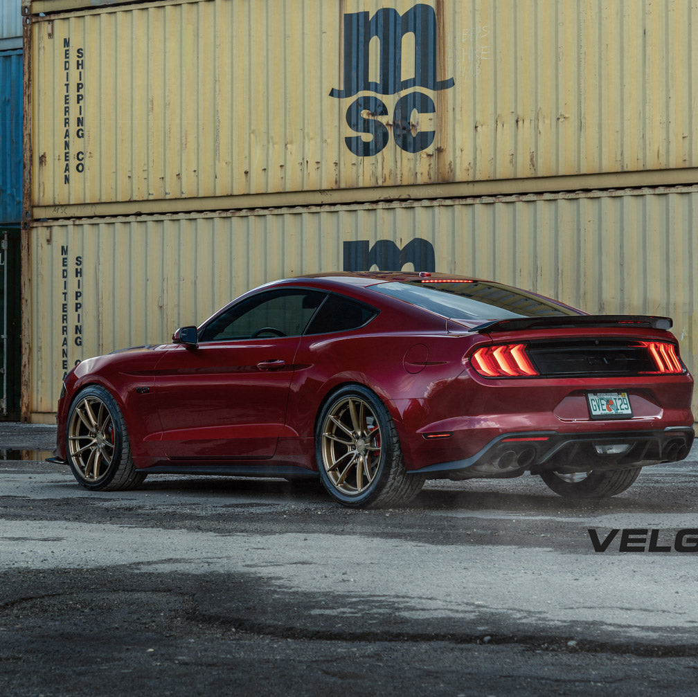 19" Velgen VF5 Bronze 19x10 19x11 Concave Wheels Rims Fits Ford Mustang S550