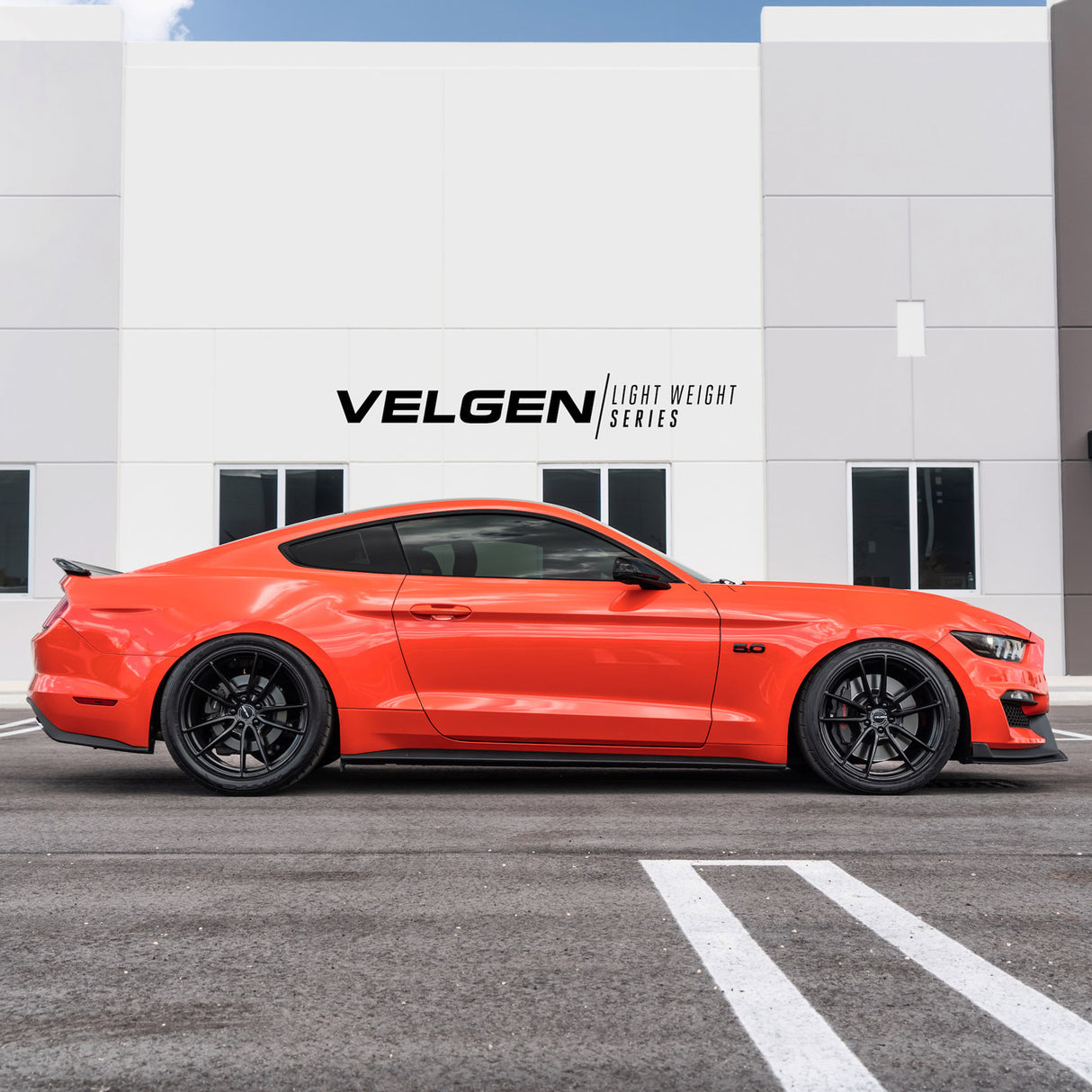 19" Velgen VF5 Satin Black Concave Wheels Fits Hyundai Genesis Coupe