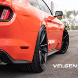 19" Velgen VF5 Satin Black Concave Wheels Fits Hyundai Genesis Coupe