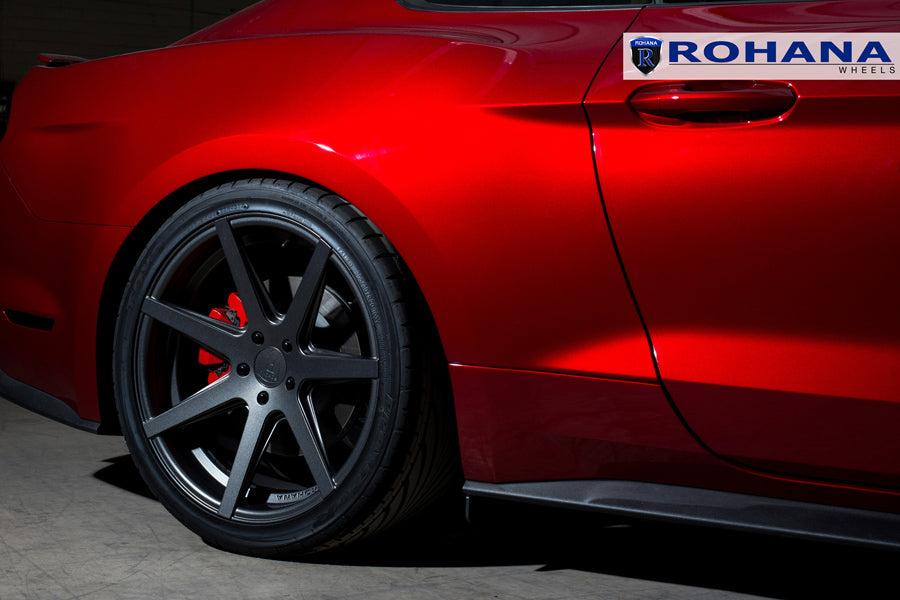 19" ROHANA RC7 GRAPHITE CONCAVE WHEELS RIMS FITS HYUNDAI GENESIS COUPE