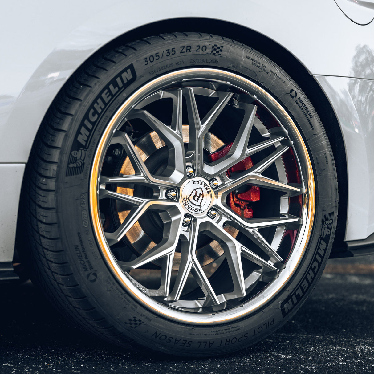 19" Rohana RFC3 Silver Concave Wheels Rims Fits Lexus SC300 SC400