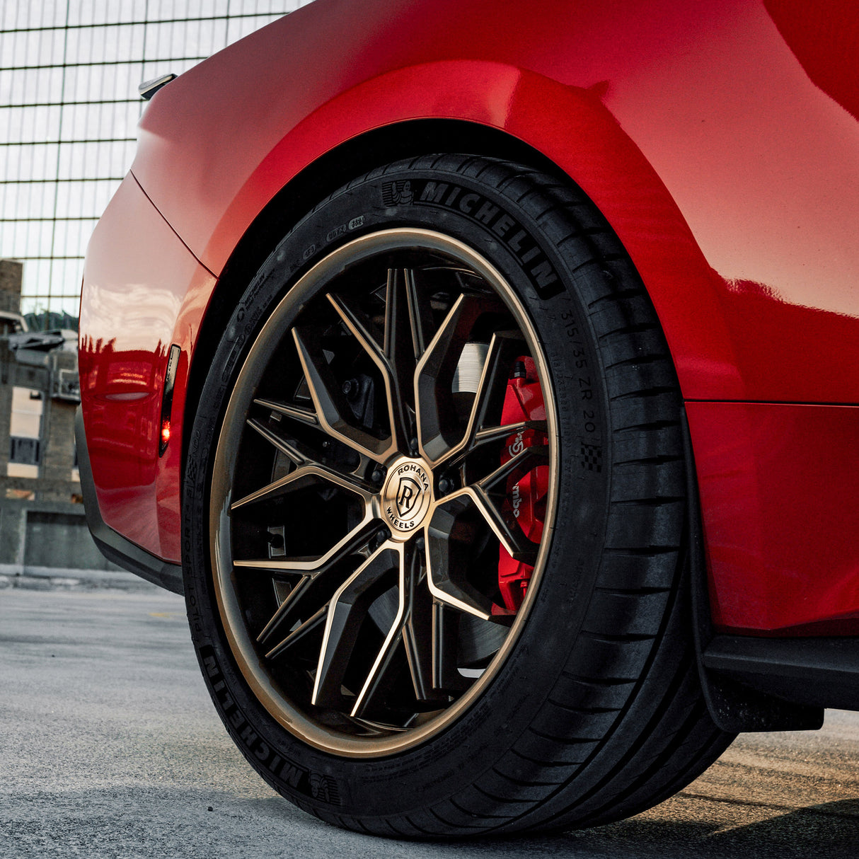 19" Rohana RFC3 Black Concave Wheels Rims Fits Toyota Supra
