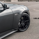 19" Velgen VF5 Gloss Black 19x10 19x11 Concave Wheels Rims Fits Ford Mustang