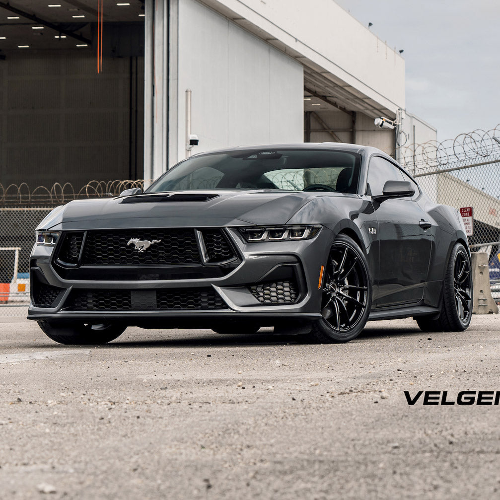 19" Velgen VF5 Gloss Black 19x10 19x11 Concave Wheels Rims Fits Ford Mustang