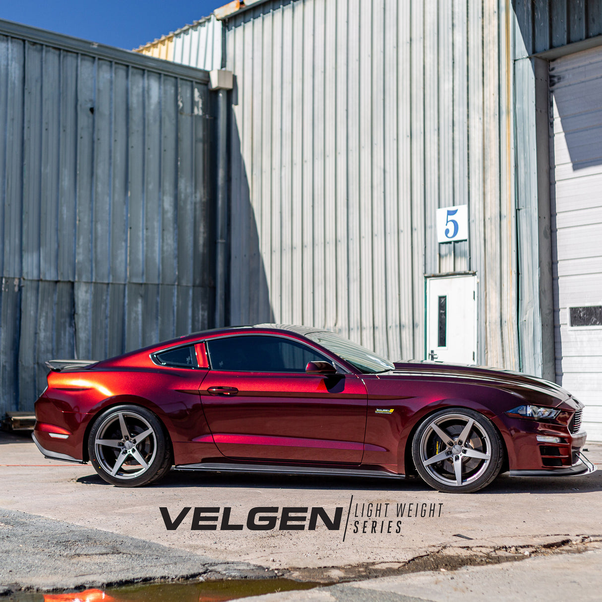 20" Velgen Classic5 Gunmetal Concave Wheels Rims Fits Ford Mustang Shelby GT500
