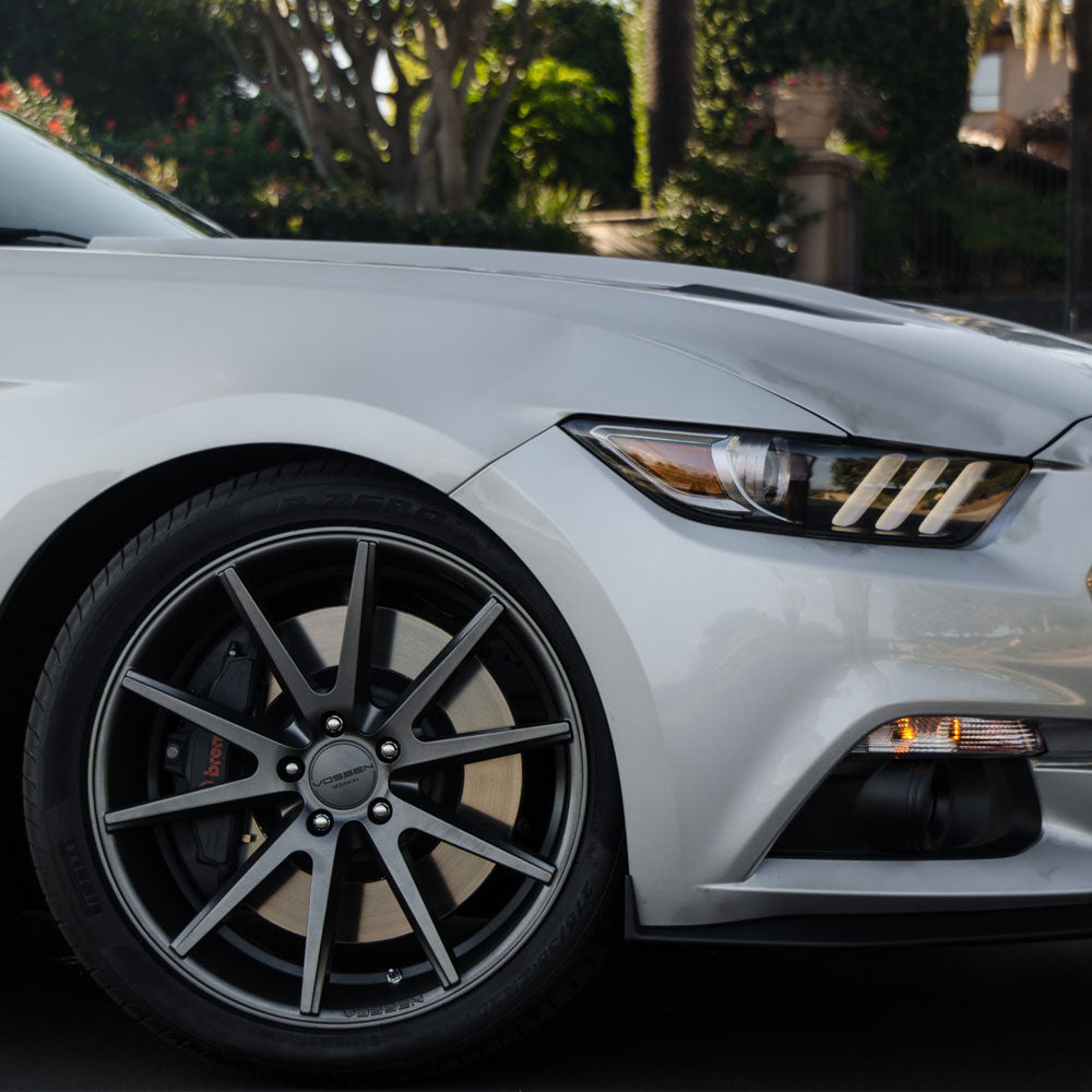 19" Vossen VFS-1 Grey 19x8.5 19x9.5 Forged Wheels Rims Fits Ford Mustang GT
