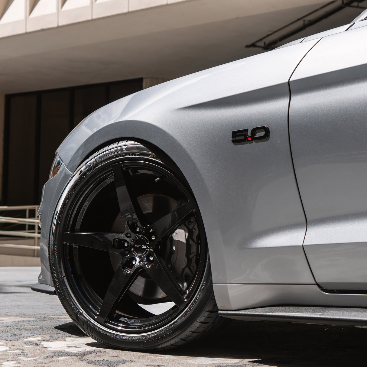 20" Velgen Classic5 20x10.5 Gloss Black Concave Wheels Rims Fits Dodge Durango