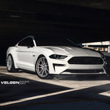 19" Velgen VF5 Gloss Silver 19x10 19x11 Concave Wheels Rims Fits Ford Mustang