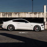 19" Velgen VF5 Gloss Silver 19x10 19x11 Concave Wheels Rims Fits Ford Mustang GT