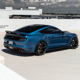20" Velgen Classic5 Black Concave Wheels Rims Fits Ford Mustang Shelby GT350